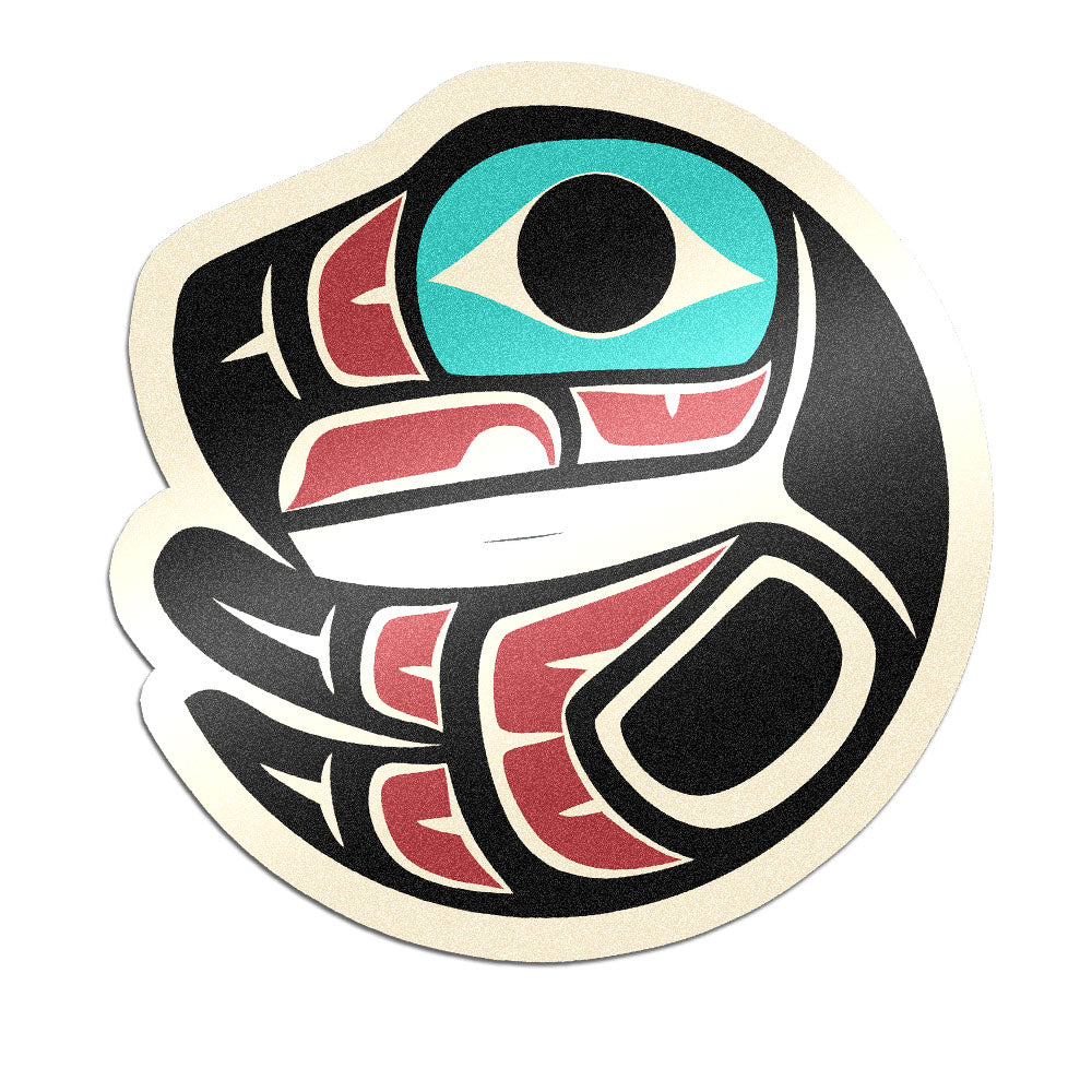 Vinyl Die Cut Sticker | Classic Tribal Eagle Round