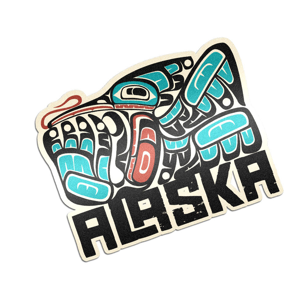 Vinyl Die Cut Sticker | Alaska Tribal Hummingbird | Stateline Collection