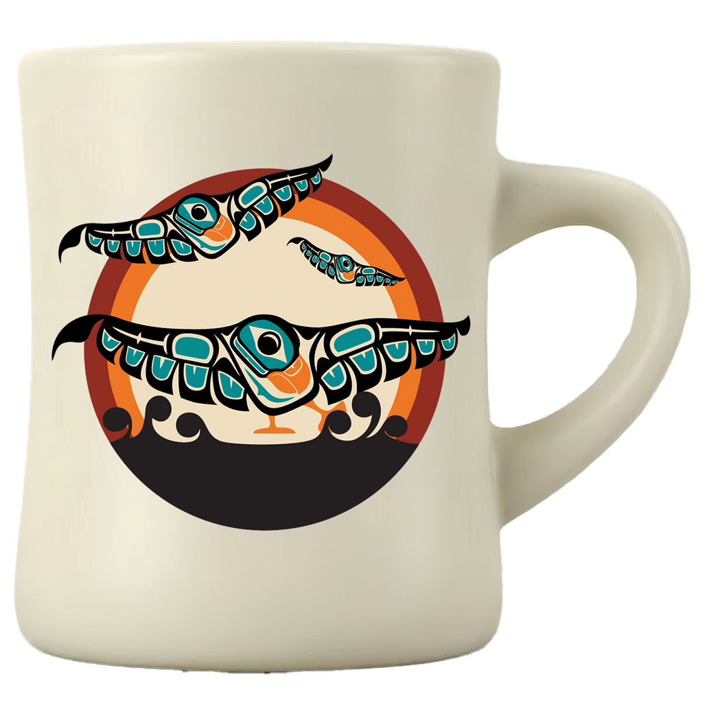 Ceramic Coffee Mug | The Puffins | Spirit Storytellers™ Series