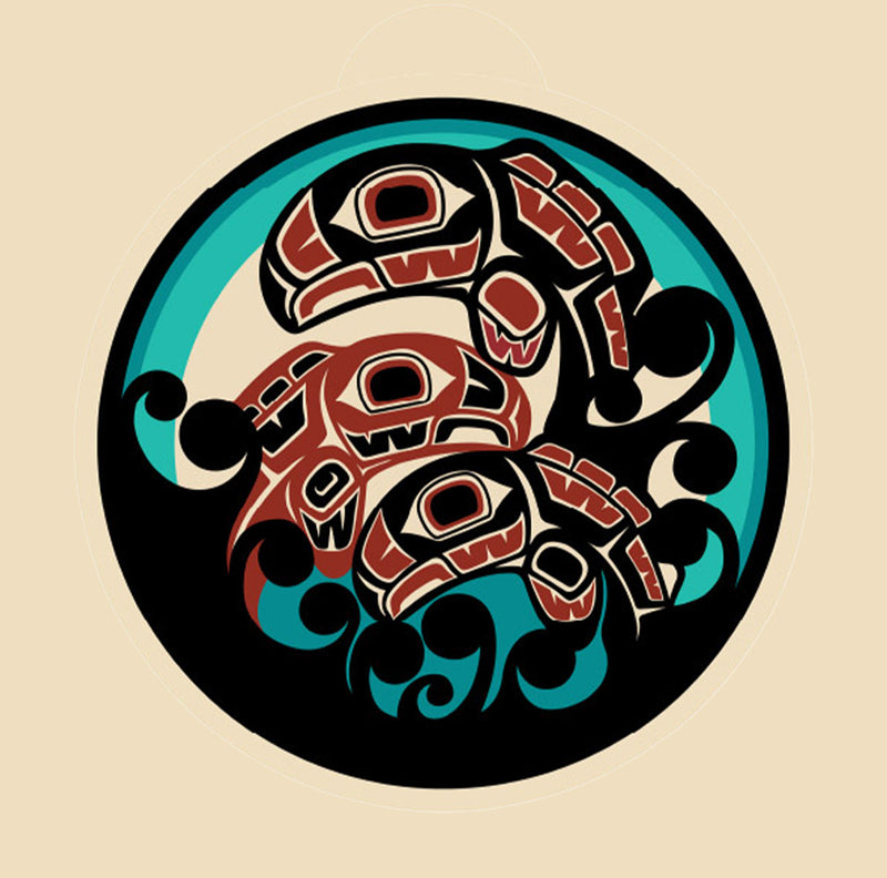 Salmon artwork