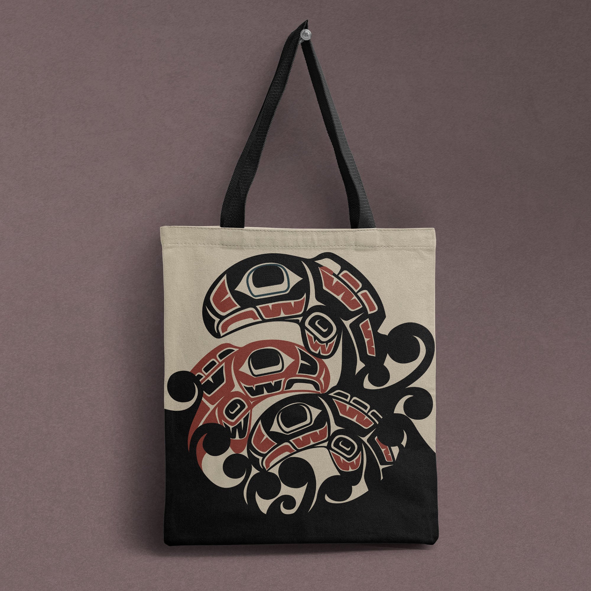 Tote Bag | Classic Tribal Salmon | Signature Collection