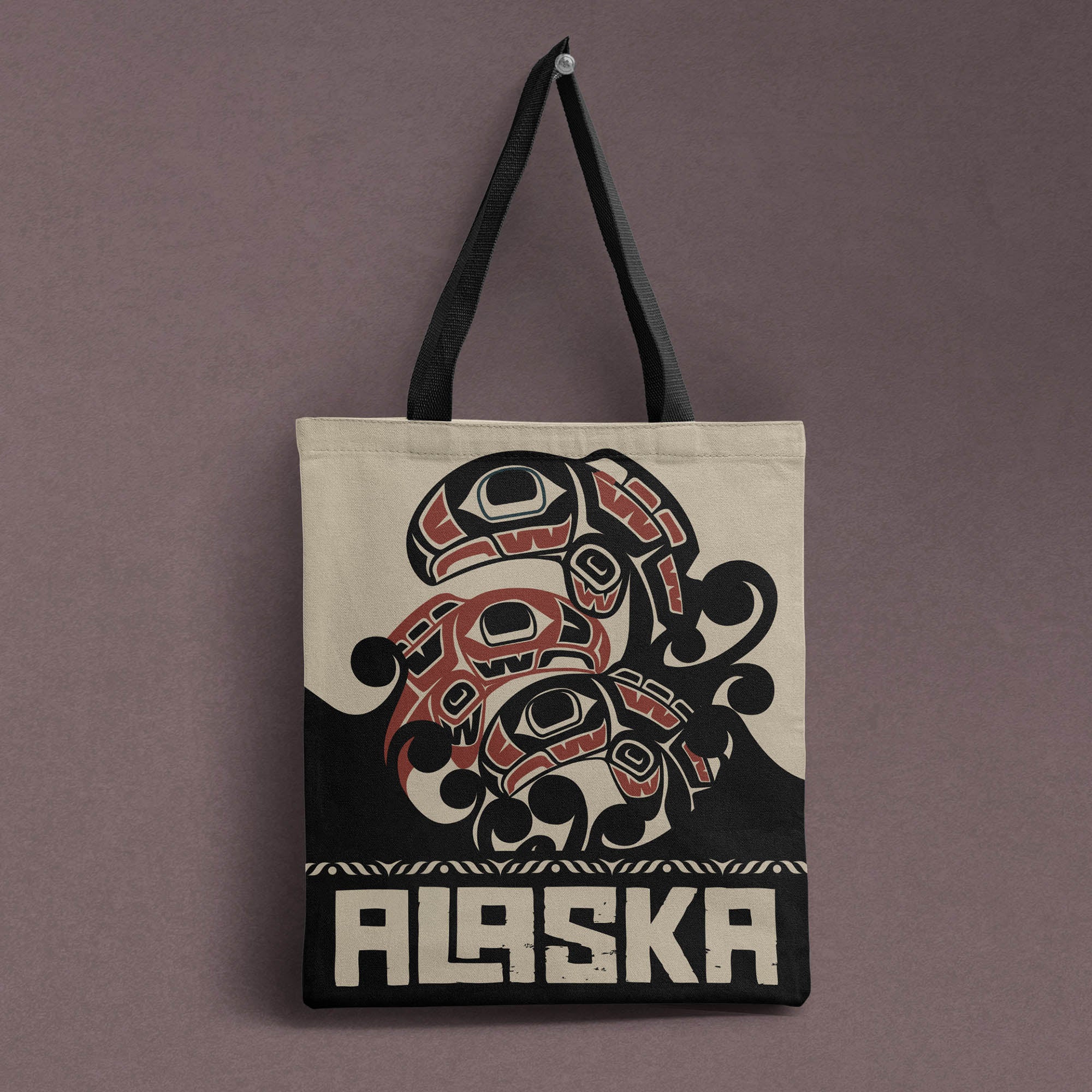 Tote Bag | Alaska Tribal Salmon | Stateline™ Collection